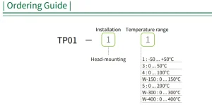 bộ chuyển đổi nhiệt độ Pt100 sang 4-20mA TP01 của eyc-tech