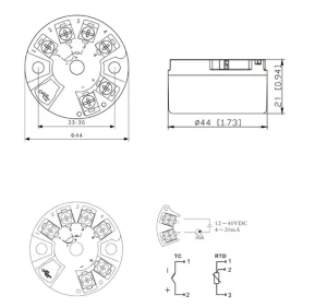 Chuyển đổi nhiệt độ sang 4-20mA SUP-ST500