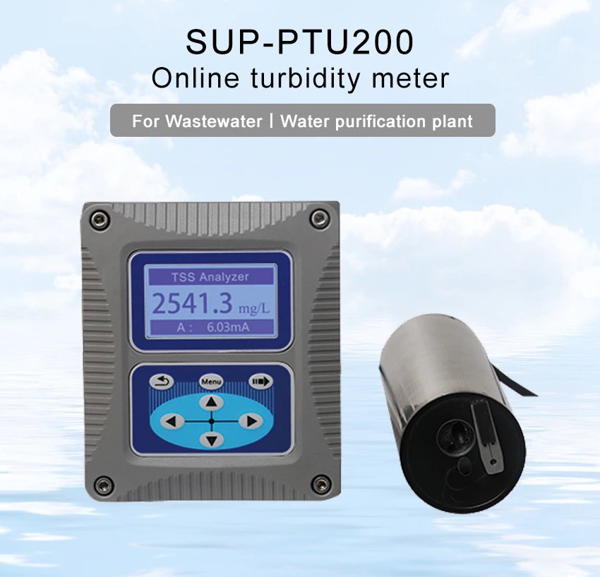 đồng hồ đo độ đục SUP-PTU200 Turbidity meter application